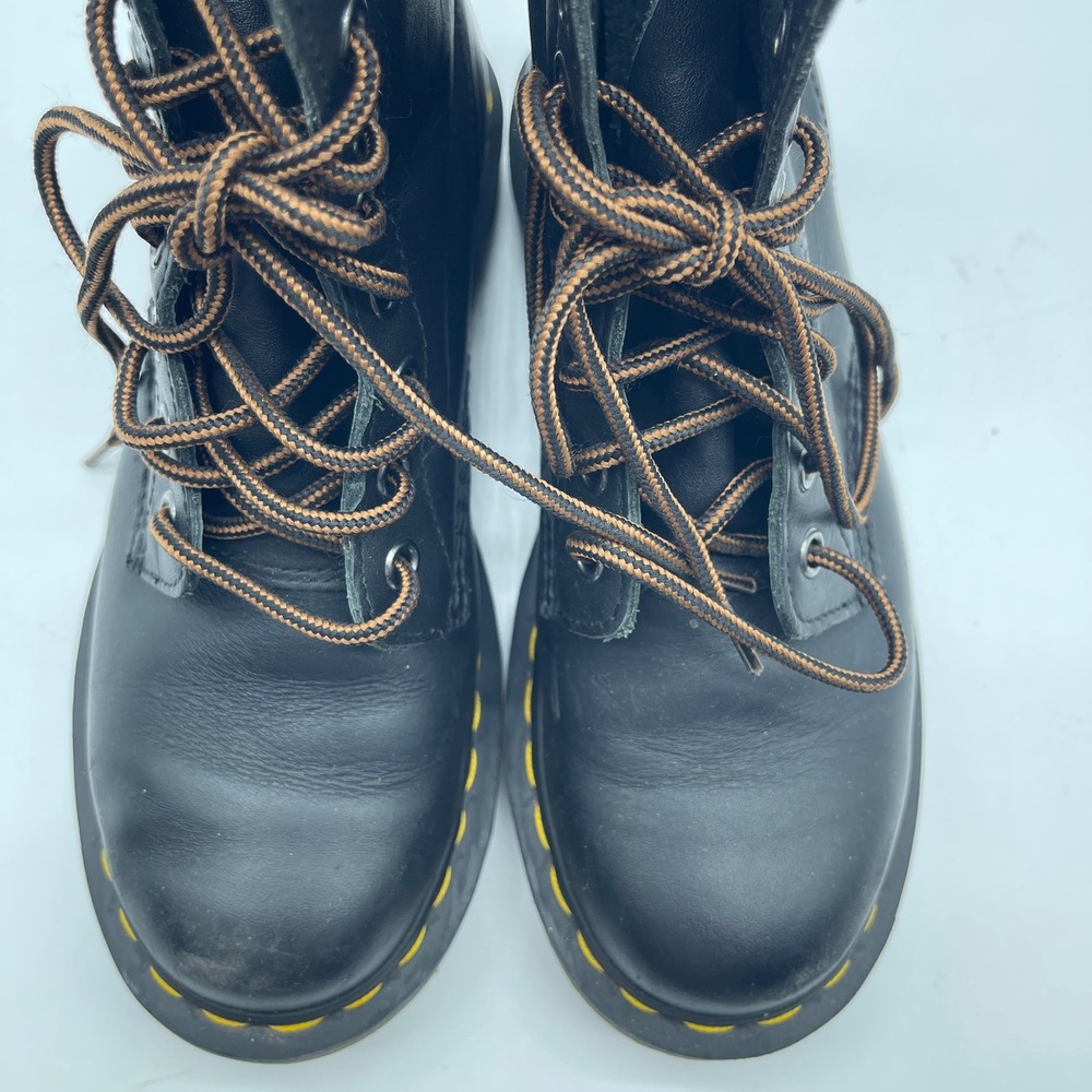Dr. Martens 1460‎ Ankle Boots Leather Combat Black Lace Up Women's US 6 - Picture 8 of 8